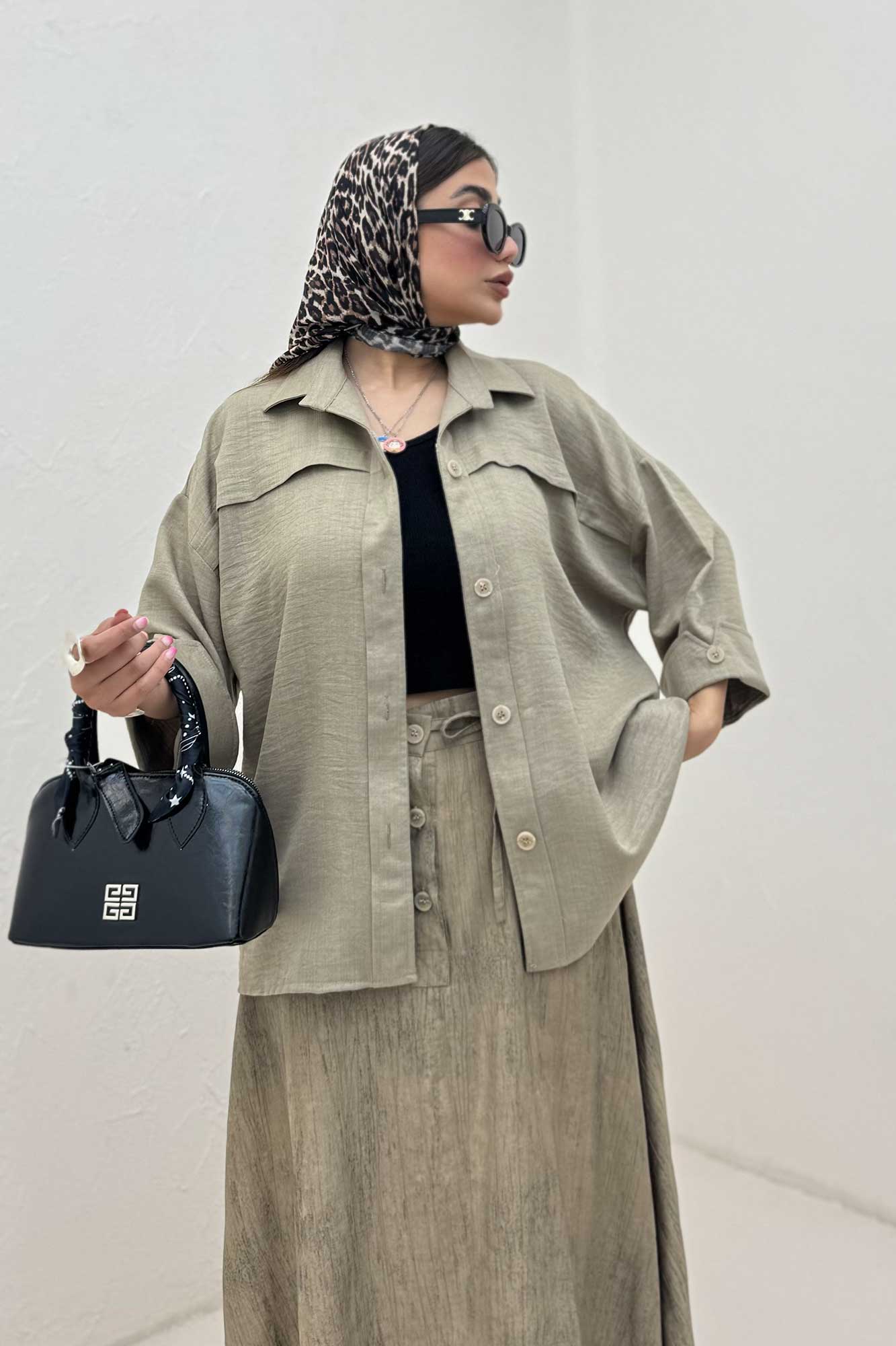 مانتو شانتون یراقدار مچ پاکتی