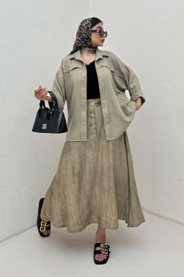 مانتو شانتون یراقدار مچ پاکتی