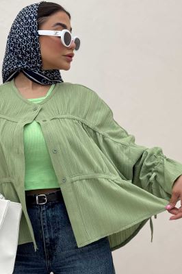 شومیز عروسکی چین دار کریشه