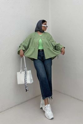 شومیز عروسکی چین دار کریشه