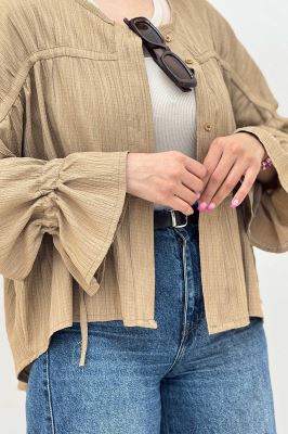 شومیز عروسکی چین دار کریشه