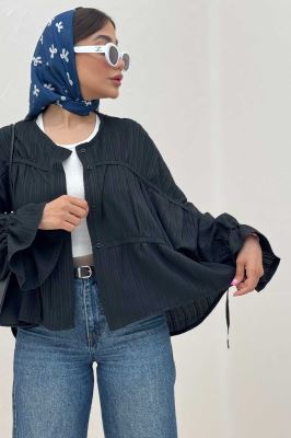 شومیز عروسکی چین دار کریشه