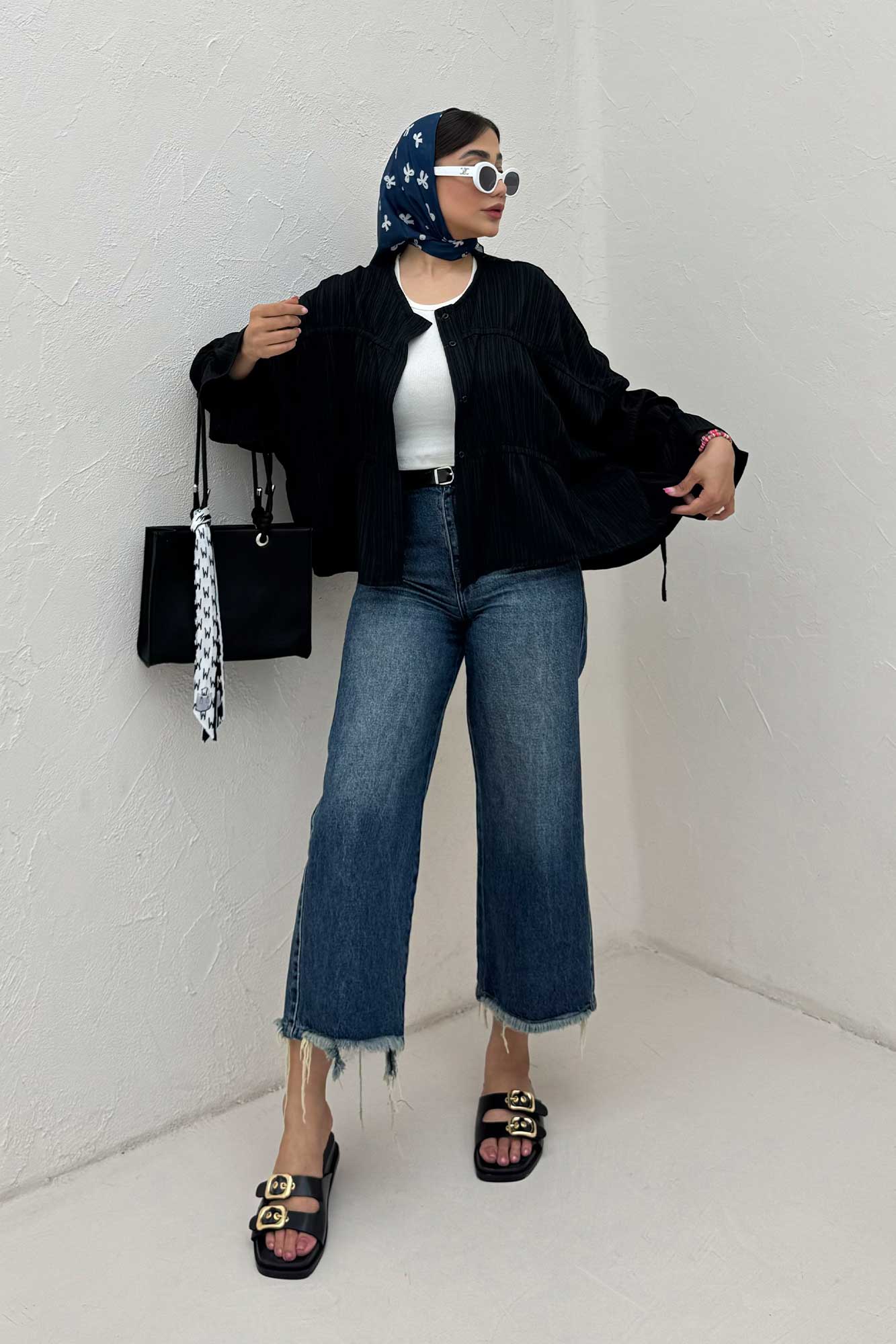 شومیز عروسکی چین دار کریشه