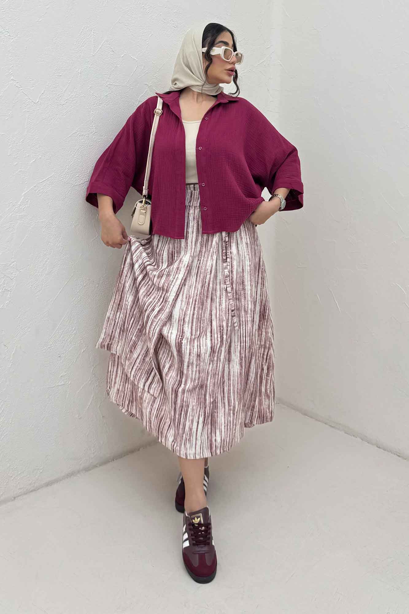 شومیز کیمونو دبل فیس