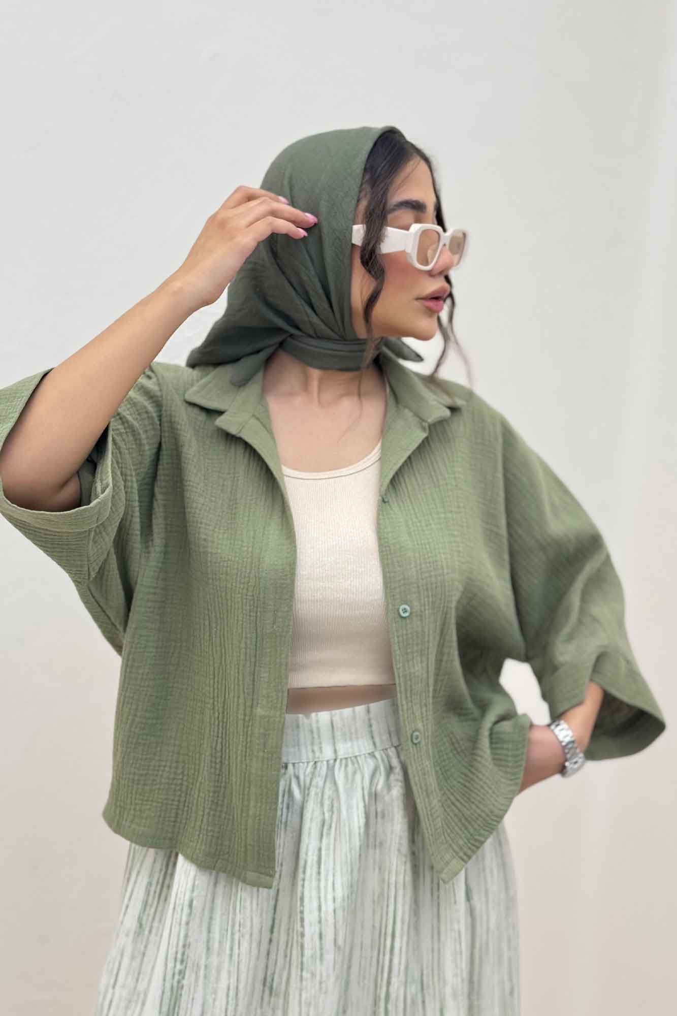 شومیز کیمونو دبل فیس