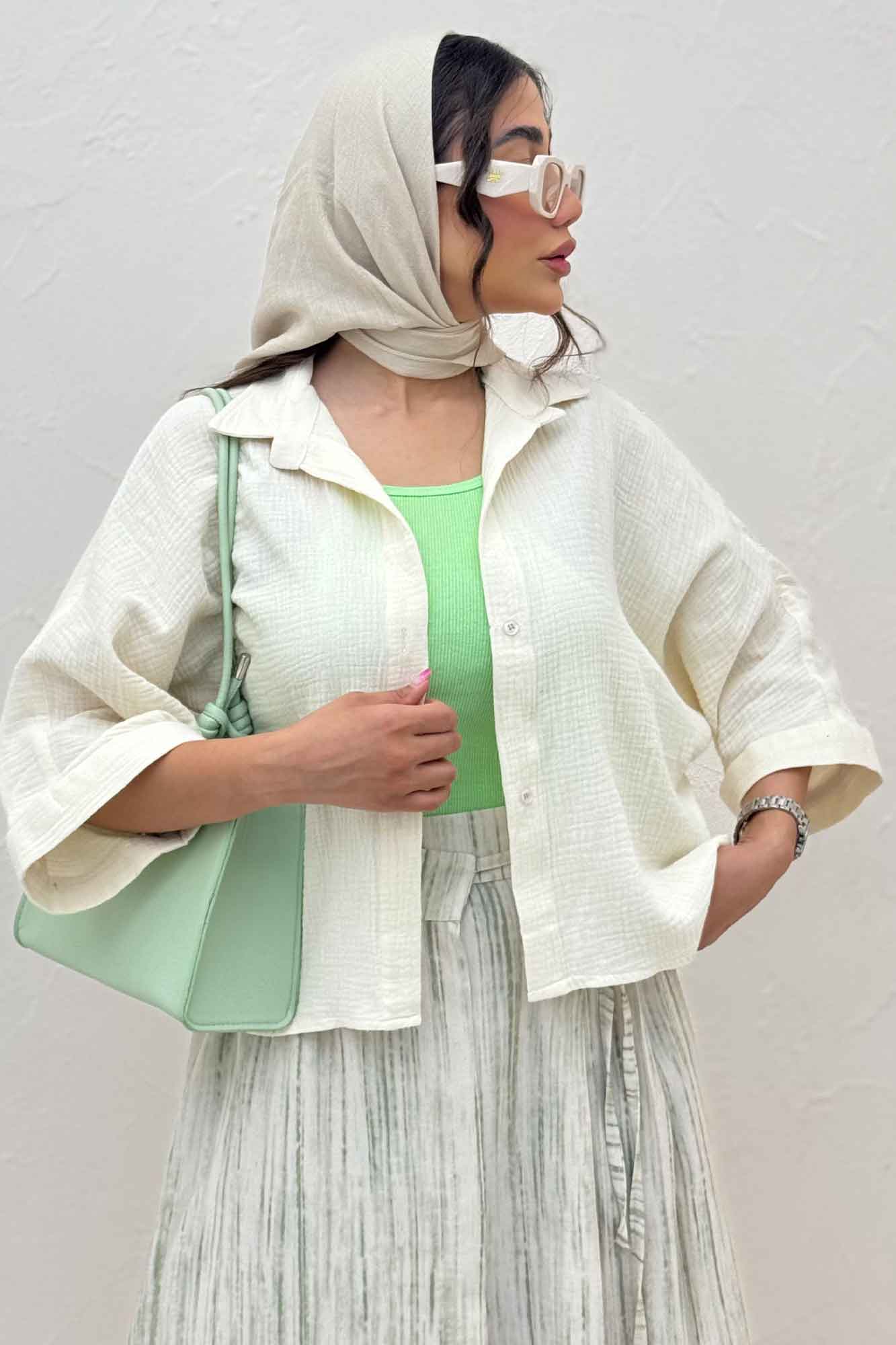 شومیز کیمونو دبل فیس