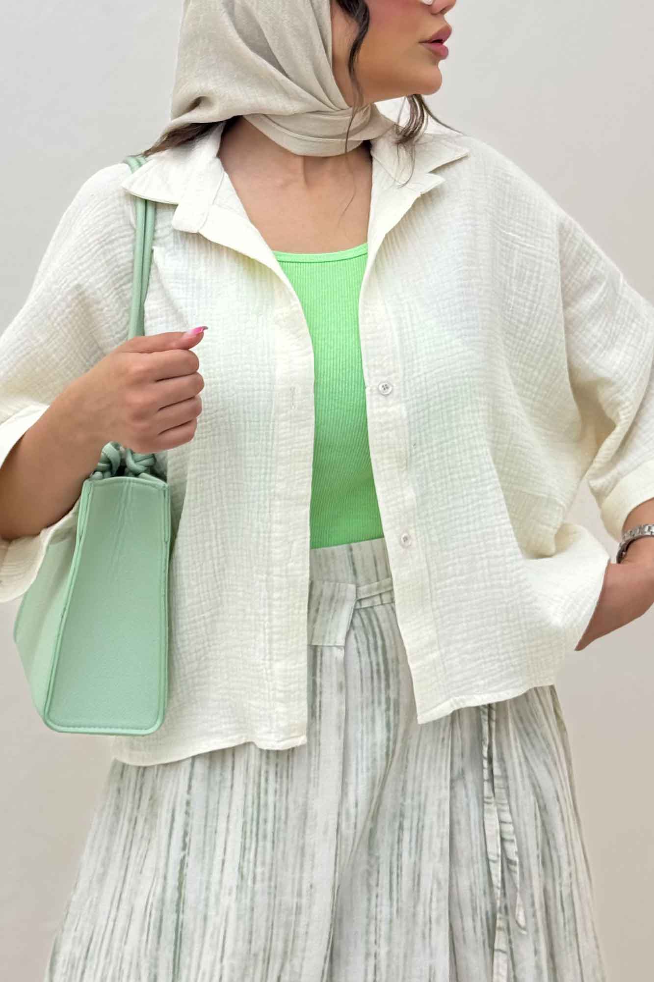 شومیز کیمونو دبل فیس