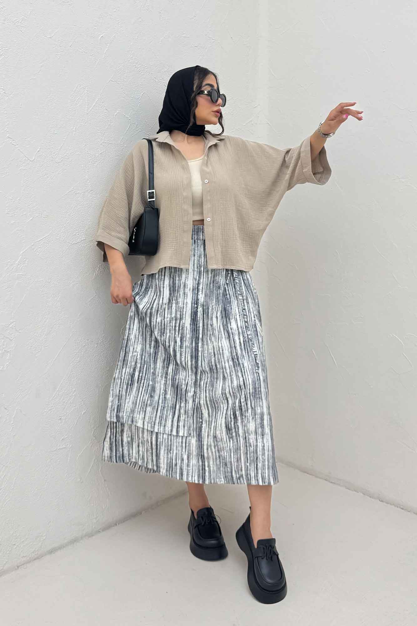 شومیز کیمونو دبل فیس