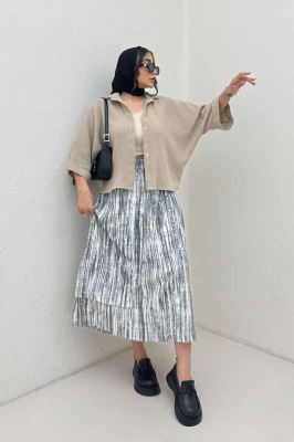 شومیز کیمونو دبل فیس