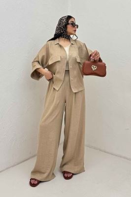 ست شومیز و شلوار شانتون Marla