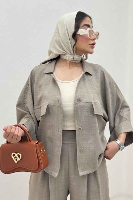 ست شومیز و شلوار شانتون Marla