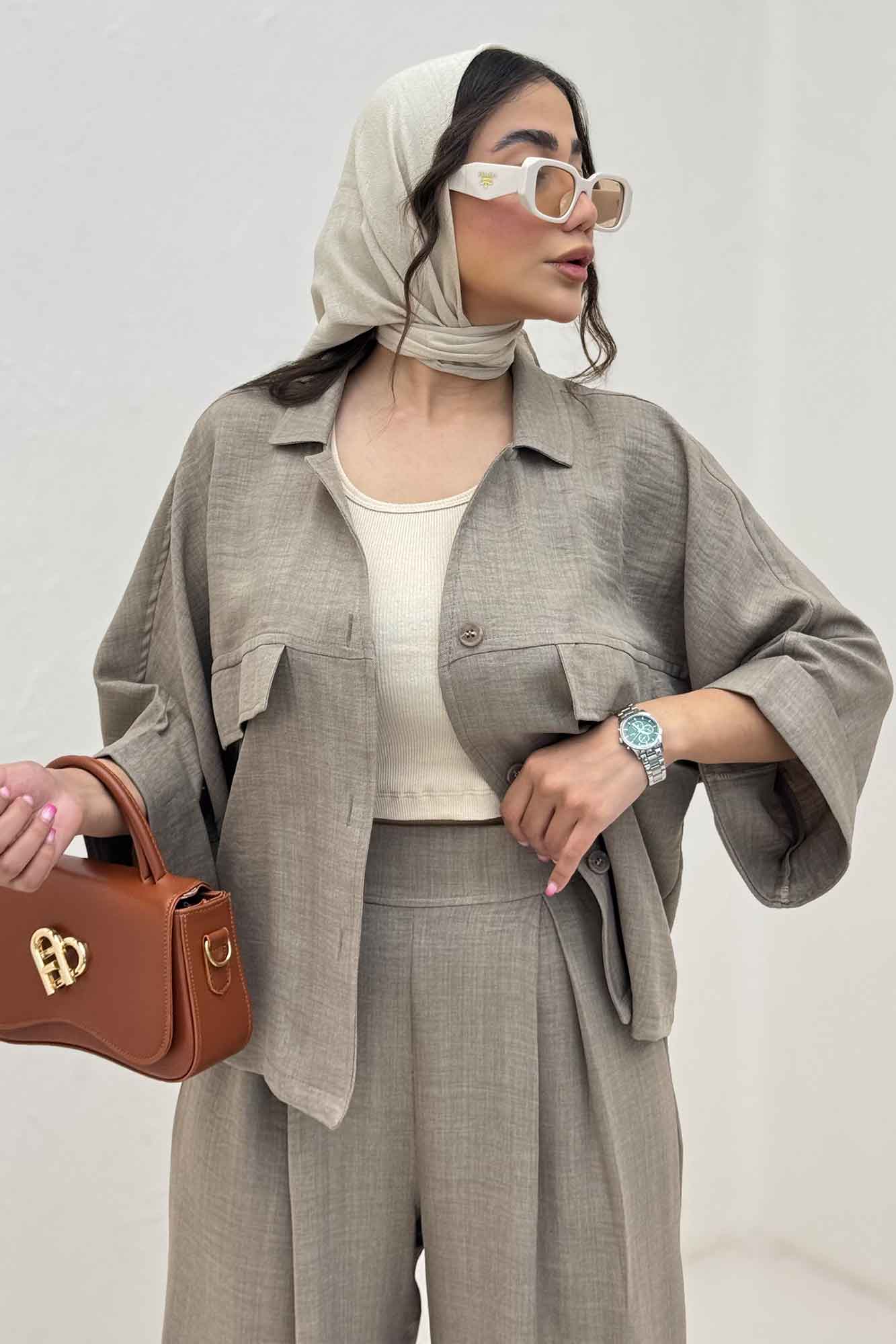 ست شومیز و شلوار شانتون Marla