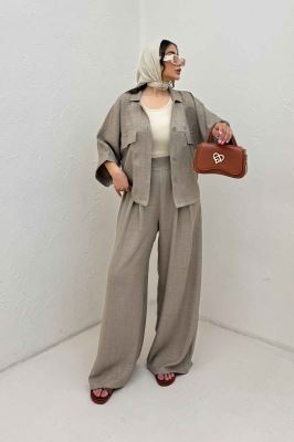 ست شومیز و شلوار شانتون Marla