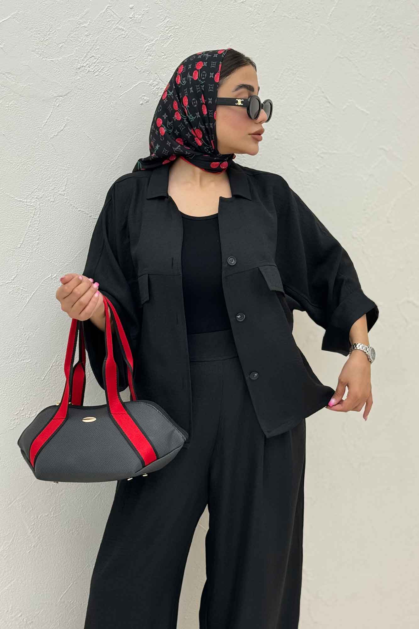 ست شومیز و شلوار شانتون Marla