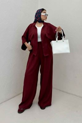 ست شومیز و شلوار شانتون Marla