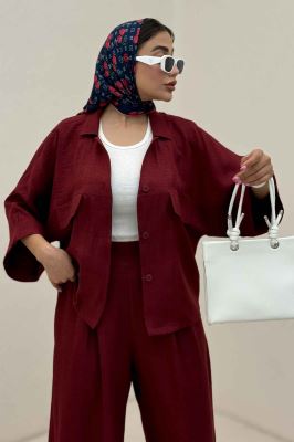 ست شومیز و شلوار شانتون Marla