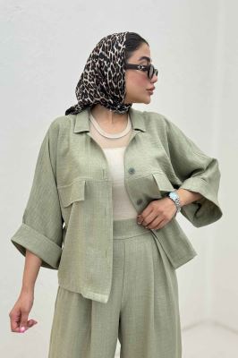 ست شومیز و شلوار شانتون Marla