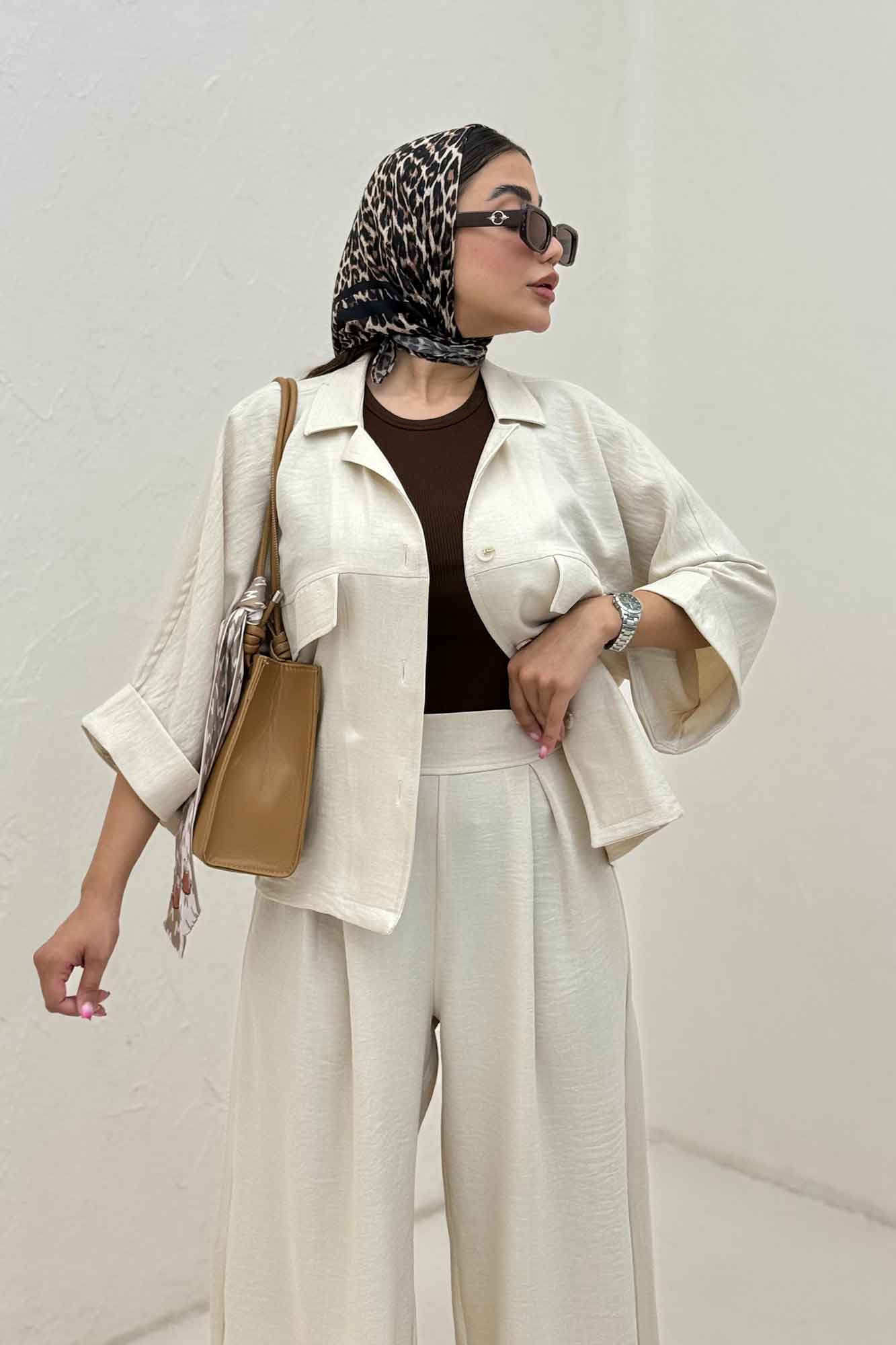 ست شومیز و شلوار شانتون Marla