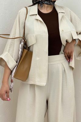 ست شومیز و شلوار شانتون Marla