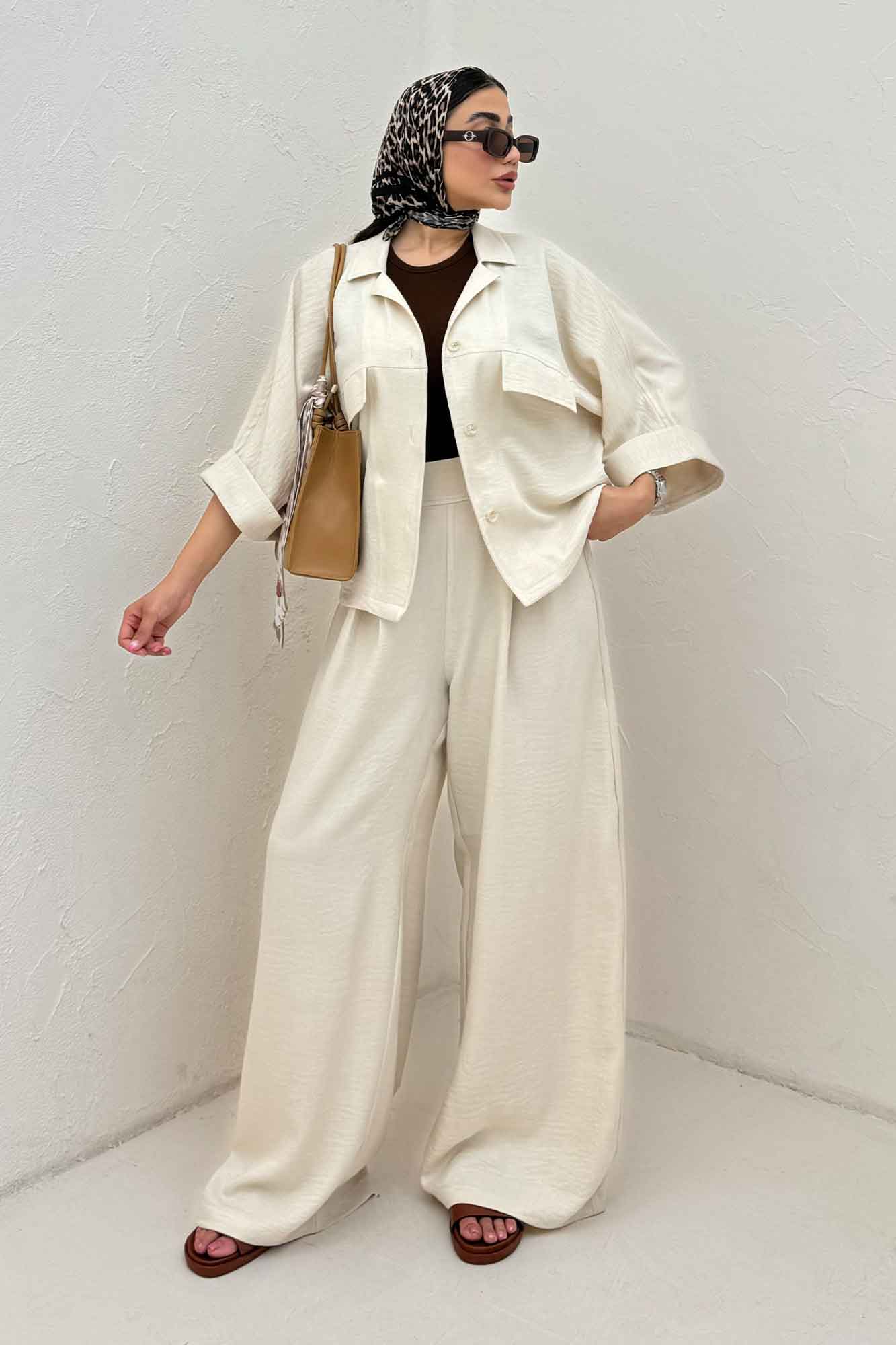 ست شومیز و شلوار شانتون Marla