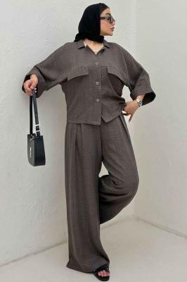 ست شومیز و شلوار شانتون Marla