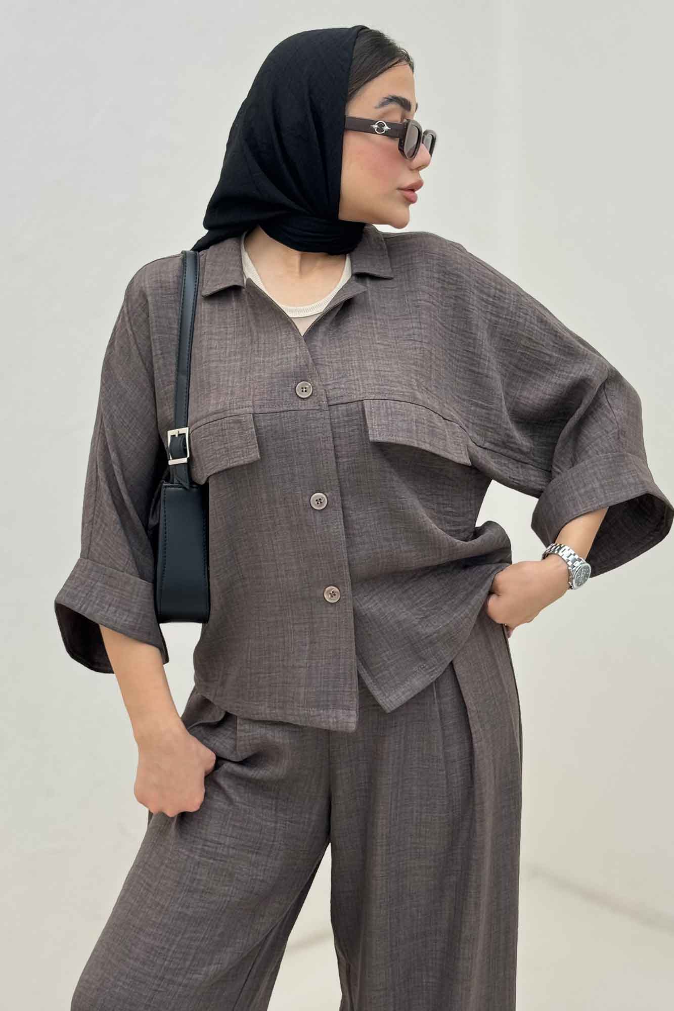 ست شومیز و شلوار شانتون Marla