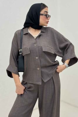 ست شومیز و شلوار شانتون Marla