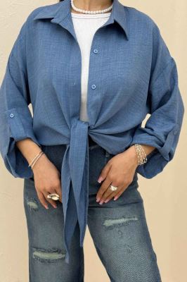 شومیز گره ای شانتون پاگن دار