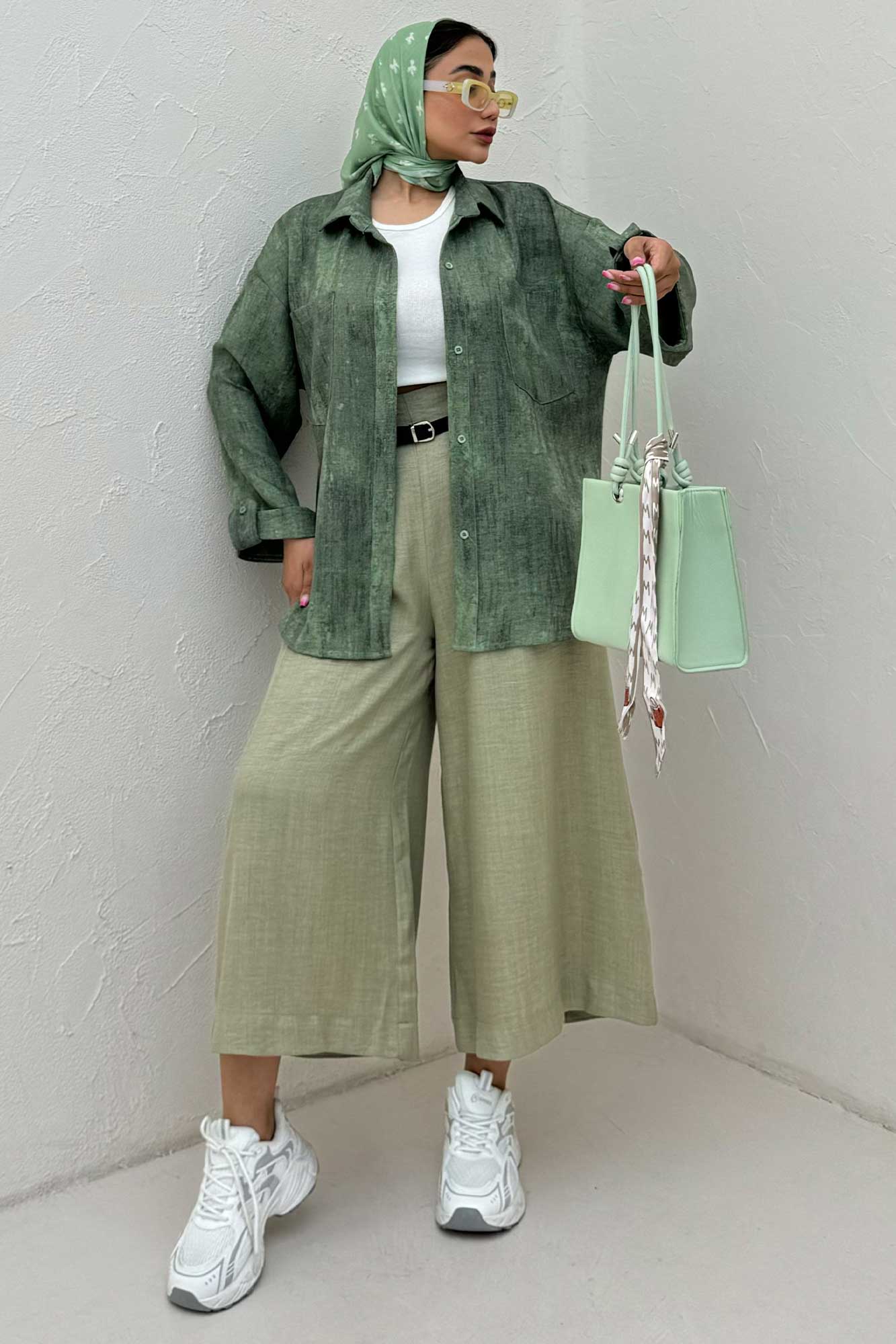 مانتو دو جیب پاگن دار سوفیا