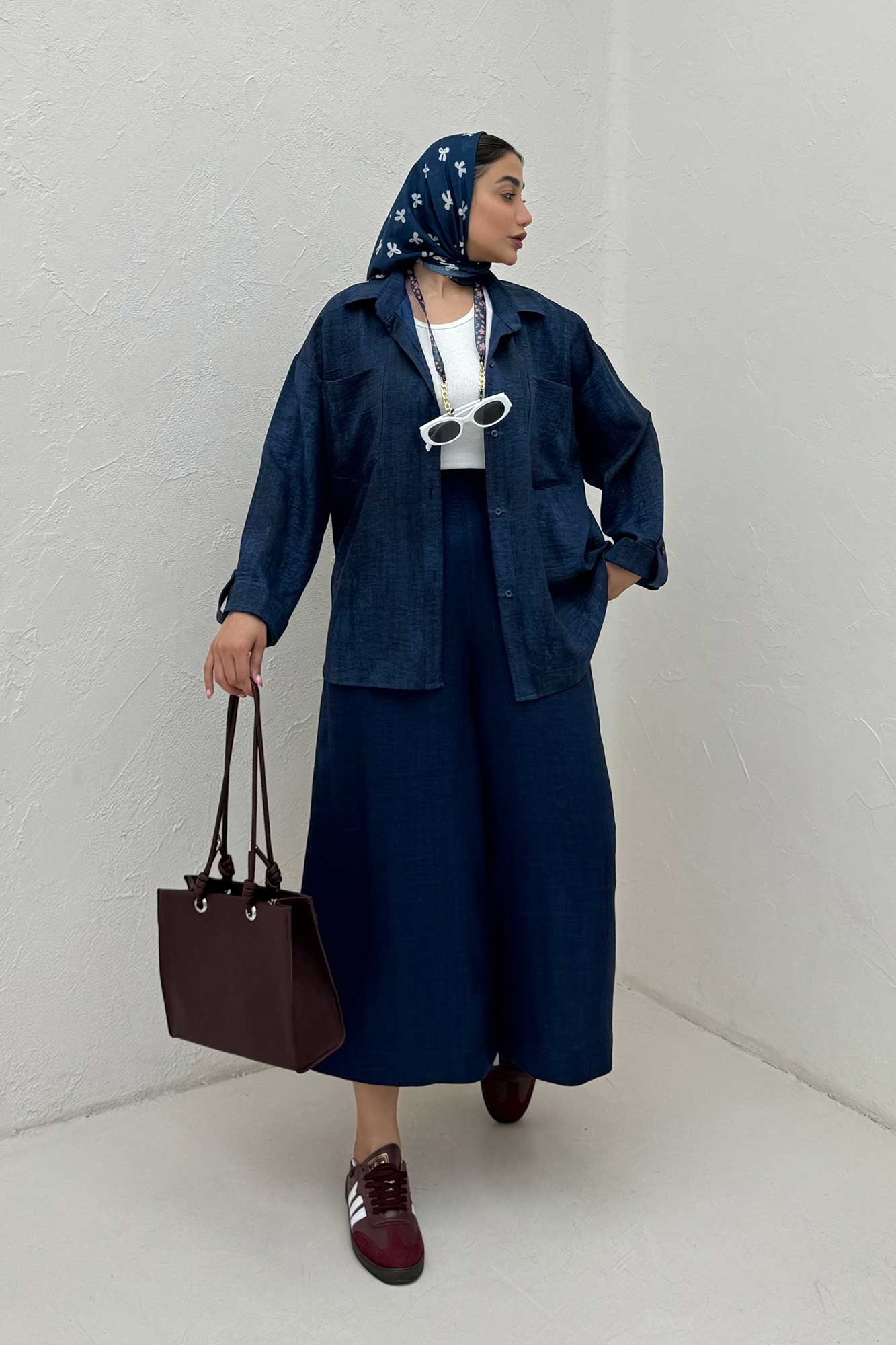 مانتو دو جیب پاگن دار سوفیا