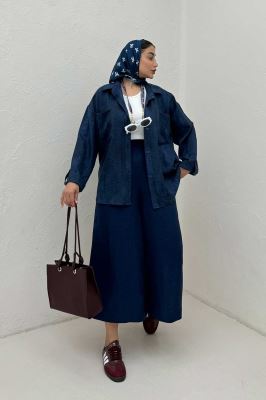 مانتو دو جیب پاگن دار سوفیا