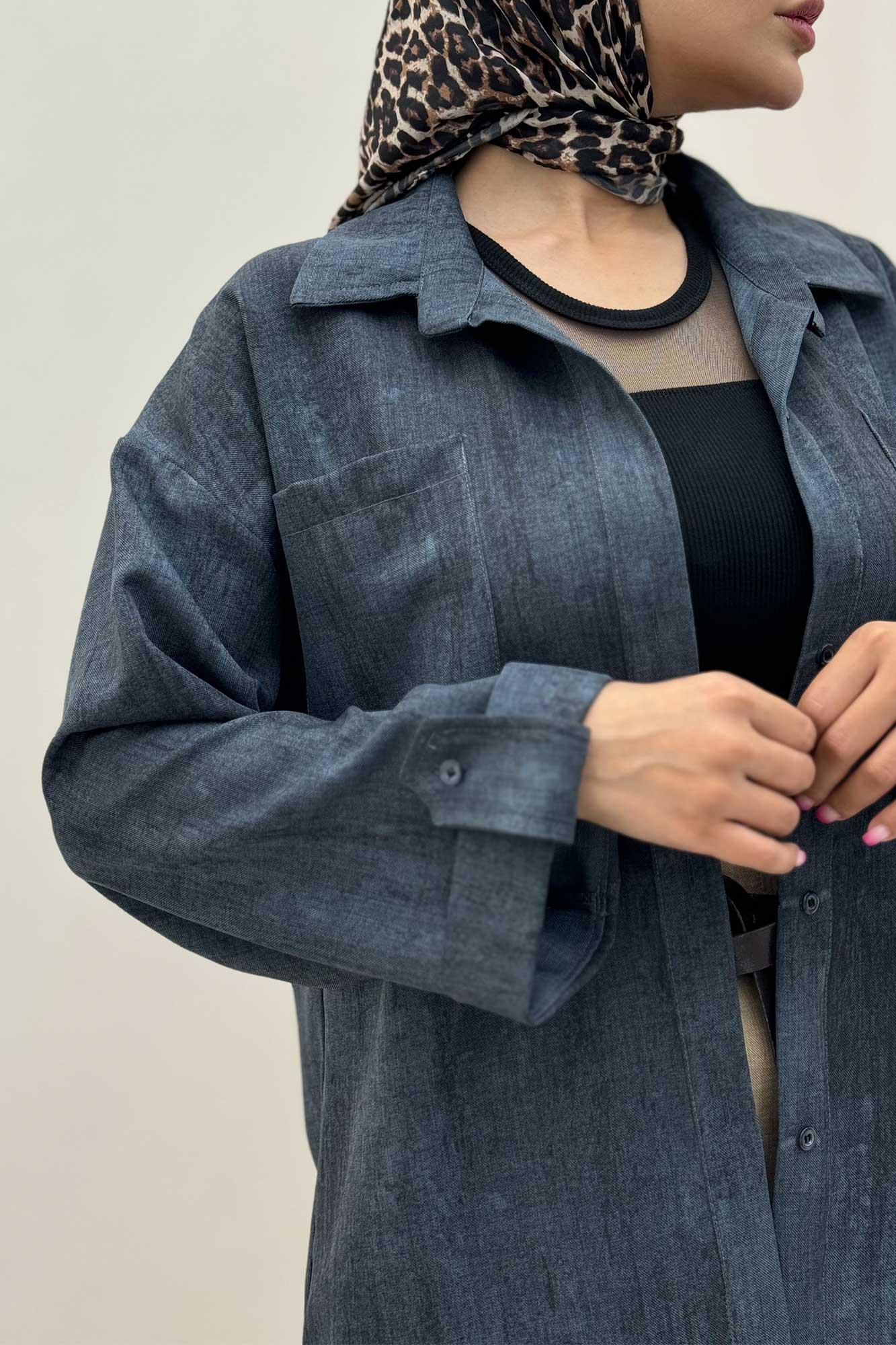 مانتو دو جیب پاگن دار سوفیا