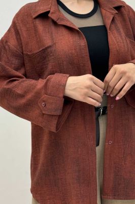 مانتو دو جیب پاگن دار سوفیا