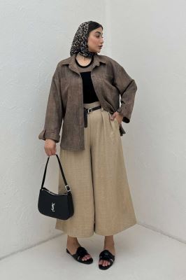 مانتو دو جیب پاگن دار سوفیا