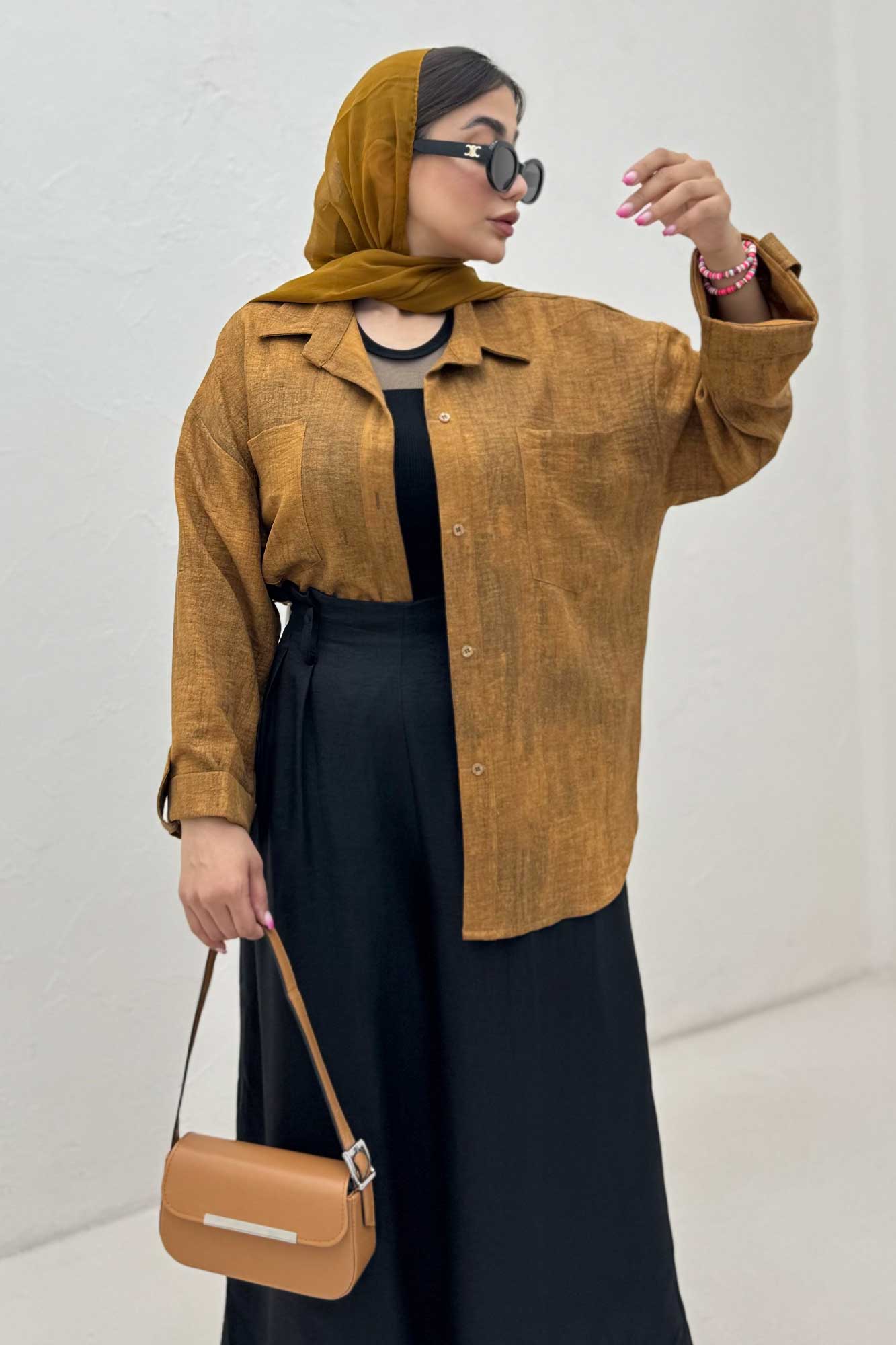 مانتو دو جیب پاگن دار سوفیا