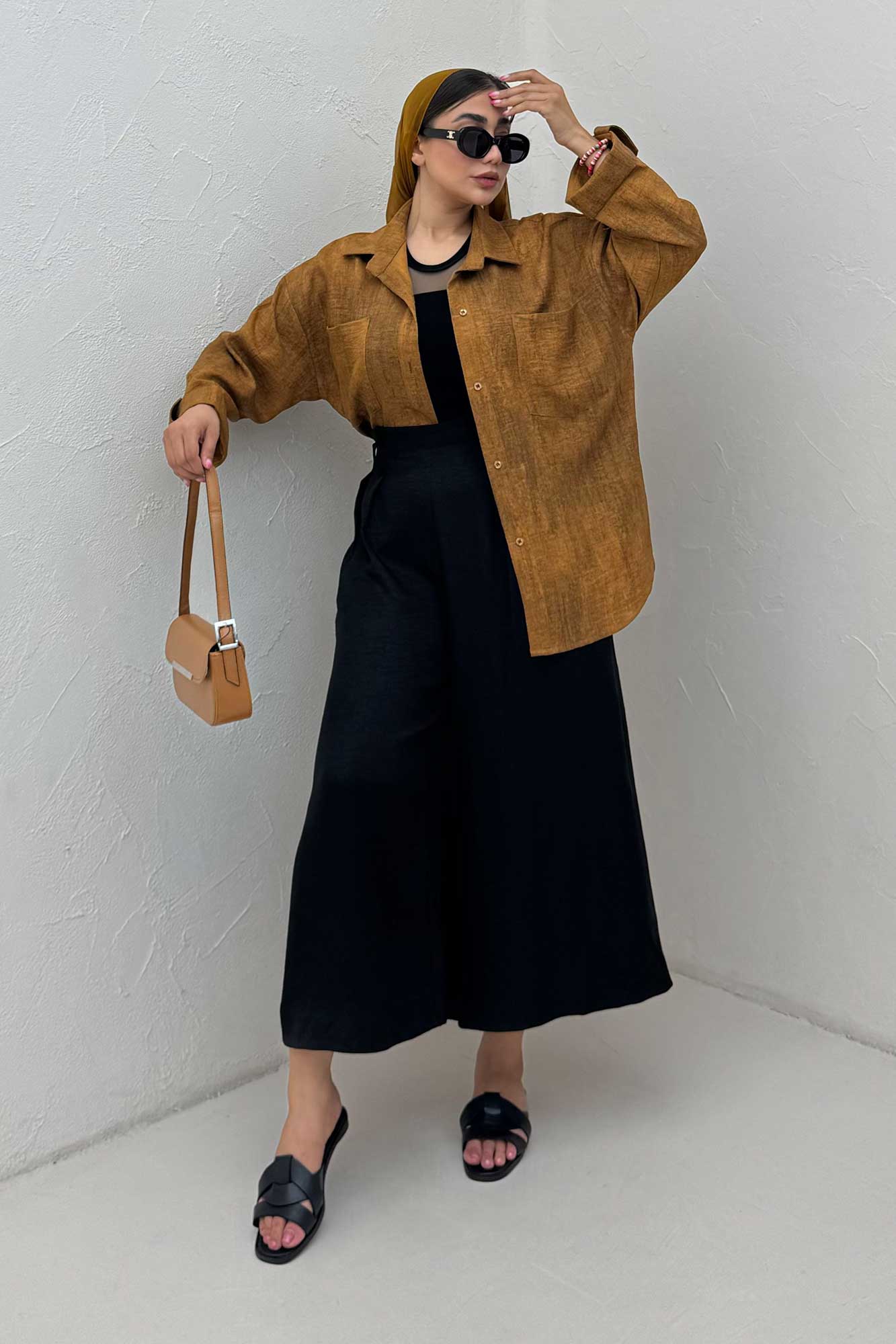 مانتو دو جیب پاگن دار سوفیا