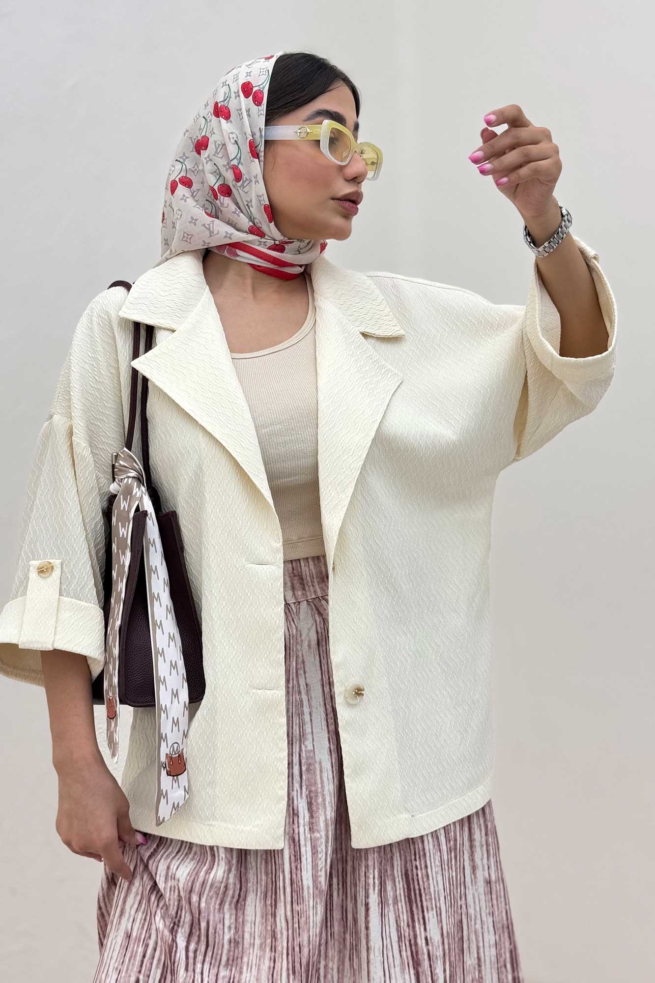 کت پاگن دار دو دکمه عمودی ژولیا