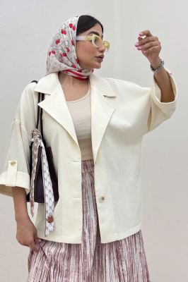 کت پاگن دار دو دکمه عمودی ژولیا