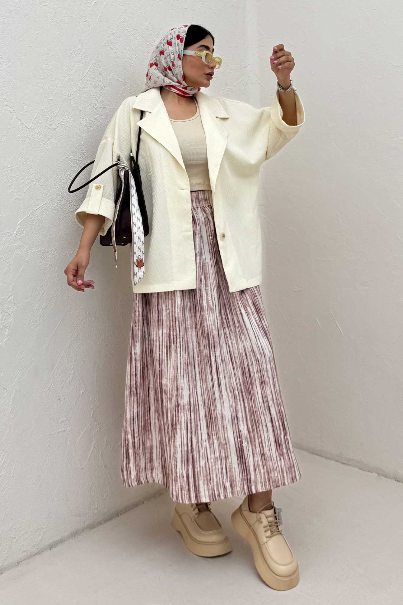 کت پاگن دار دو دکمه عمودی ژولیا