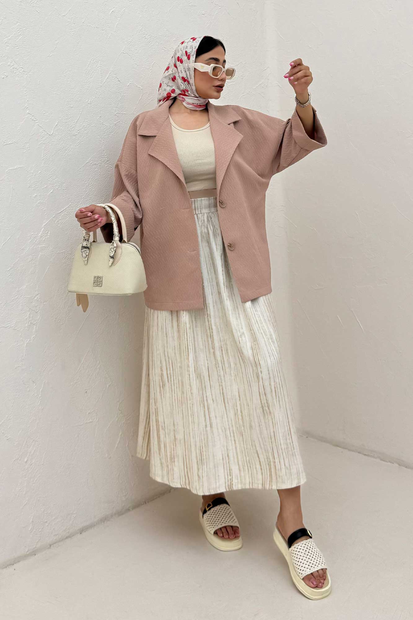 کت پاگن دار دو دکمه عمودی ژولیا