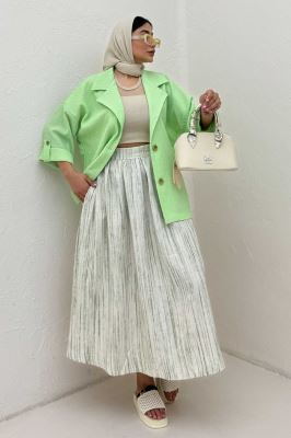 کت پاگن دار دو دکمه عمودی ژولیا