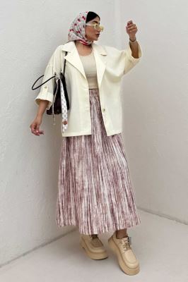 کت پاگن دار دو دکمه عمودی ژولیا