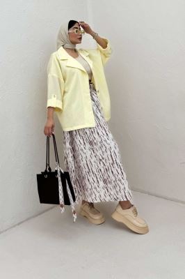 کت پاگن دار دو دکمه عمودی ژولیا