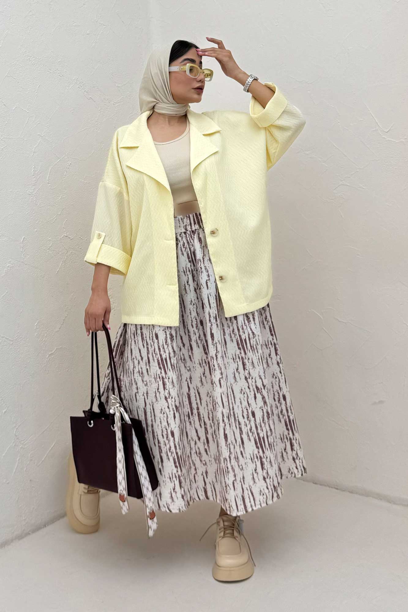 کت پاگن دار دو دکمه عمودی ژولیا