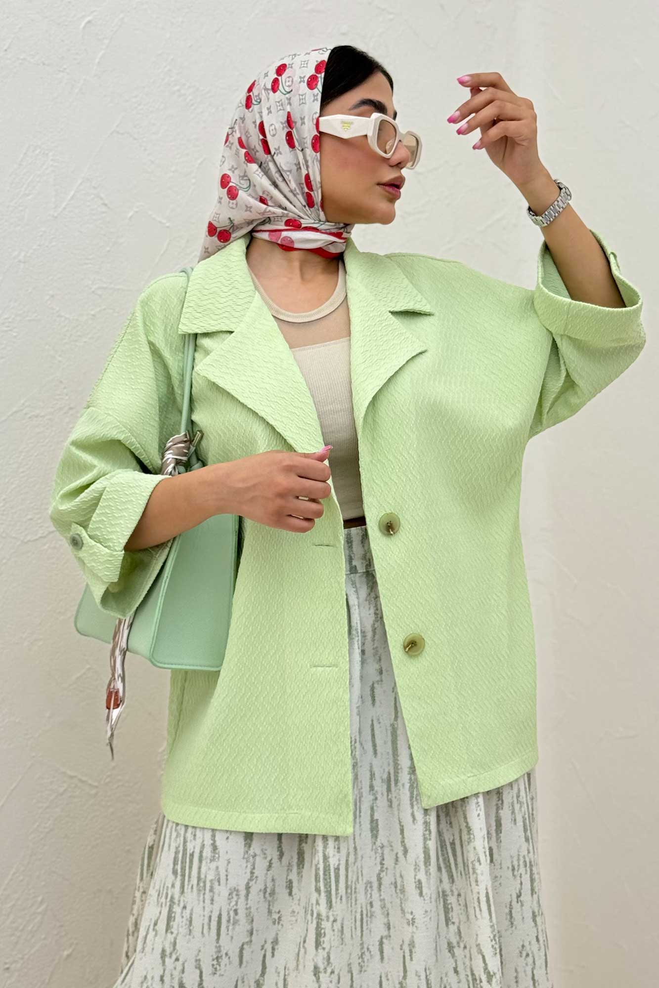 کت پاگن دار دو دکمه عمودی ژولیا