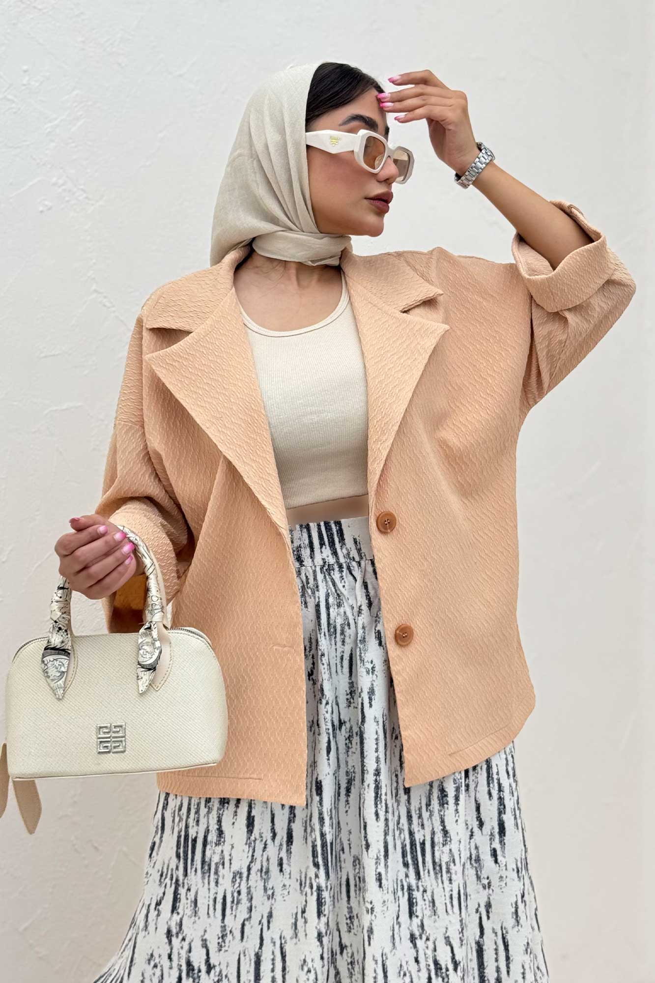 کت پاگن دار دو دکمه عمودی ژولیا