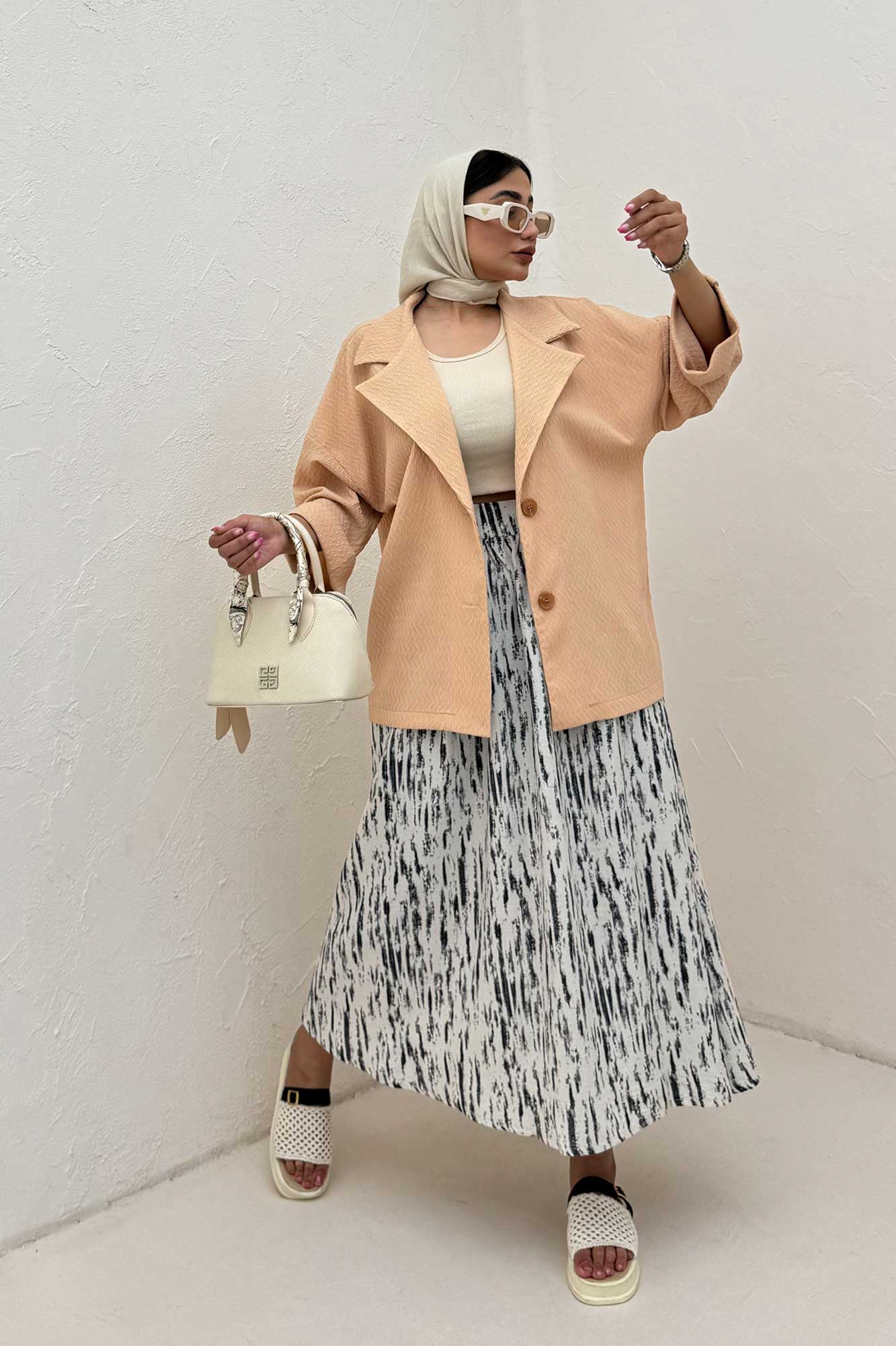 کت پاگن دار دو دکمه عمودی ژولیا