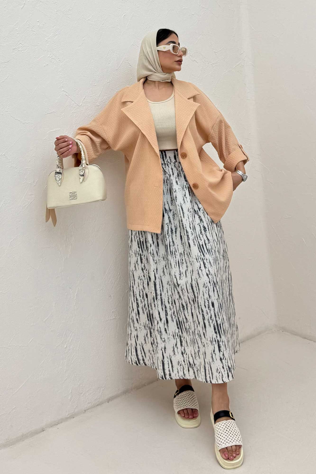 کت پاگن دار دو دکمه عمودی ژولیا