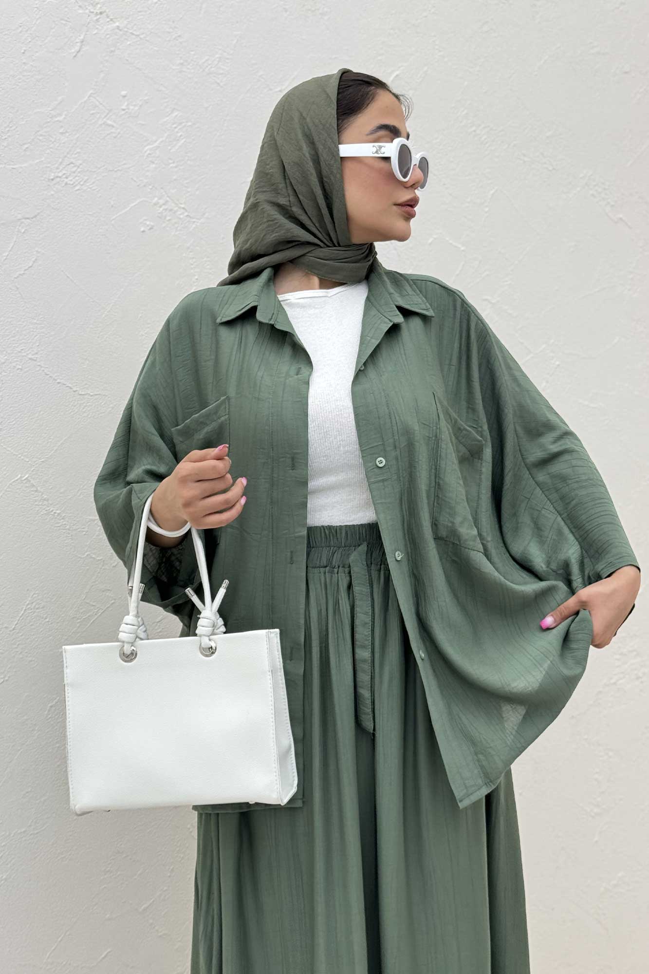 مانتو خفاشی کریشه کاپری