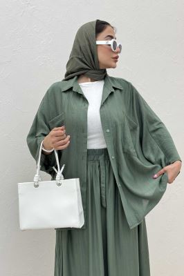 مانتو خفاشی کریشه کاپری